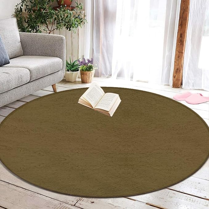 Home Decor Non Slip Kitchen Office Circle Rug, Machine Washable Modern Round - Image 5