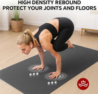 Stepwaver Extra Large Yoga Mat 6'x4', Ultra Durable, Wide Workout Mat, Wide - Image 3