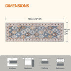 HOOBRO 2 x 6 Runner Rugs Washable, Area Rugs - Image 2