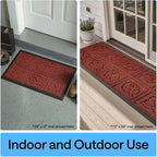 GORILLA GRIP 100% Waterproof All-Season WeatherMAX Doormat 35x23, US Designed - Image 9