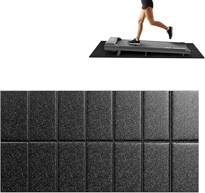 Walking Pad Treadmill Mat for Carpet Floors, 55x24 Hardwood Floor Protection by THAILE