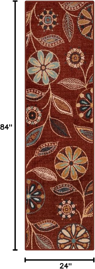 Maples Rugs Reggie Floral Runner Rug - Image 2