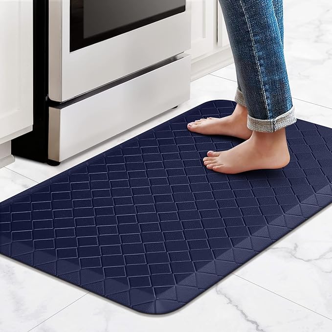 HappyTrends Kitchen Runner Rugs Anti-Fatigue mats, 17.3"x 28", Non Slip by HappyTrends