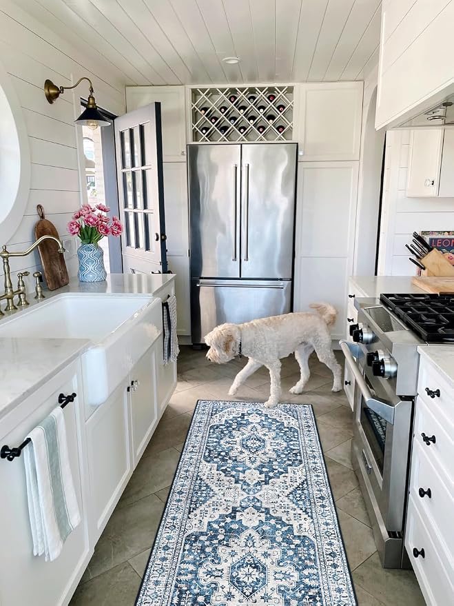 Moynesa Ultra-Thin Washable Runner Rug - Image 7