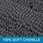 H.VERSAILTEX Bath Rugs for Bathroom Non Slip Bath Mats Extra Thick Chenille - Image 3