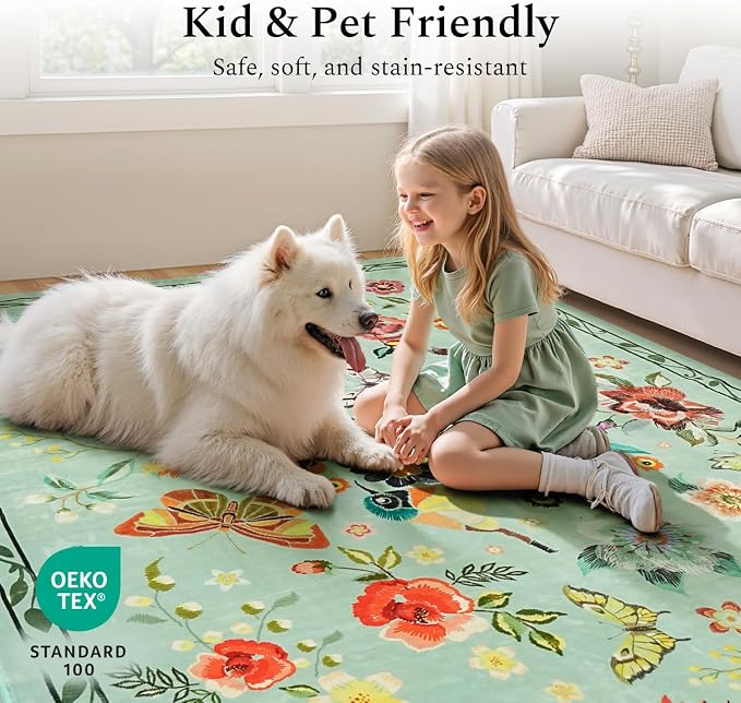 Rugflix 2x3 Small Area Rugs for Entryway, Washable Entrance Door Mat Non-Slip - Image 6