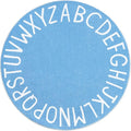 Topotdor Round Kids Play Rug Alphabet Nursery Area Rug Extra Large Soft by Topotdor