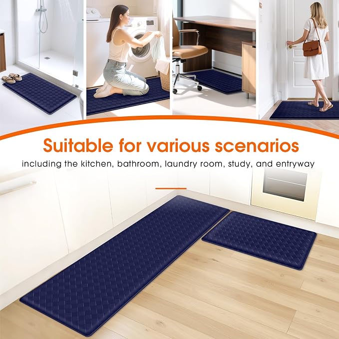 TranquilRelax Kitchen Mats, Cushioned Anti Fatigue Kitchen Mats - Image 5