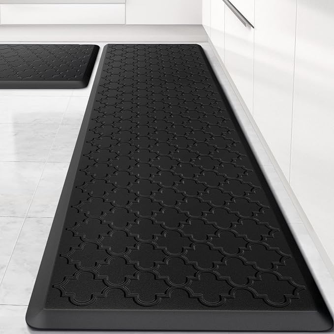 Kitchen Mat Cushioned Anti-Fatigue Floor Mat Water Resistant Non-Skid Kitchen by SoftDuo