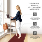HappyTrends 2 PCS Kitchen Mat Cushioned Anti-Fatigue Floor Mat, Heavy Duty - Image 7