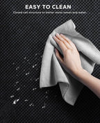 HAPBEAR Large Exercise Mat-7'x5'/6'x8'/6'x9'/6'x10'/6'x12'x8mm, Ultra Durable - Image 6