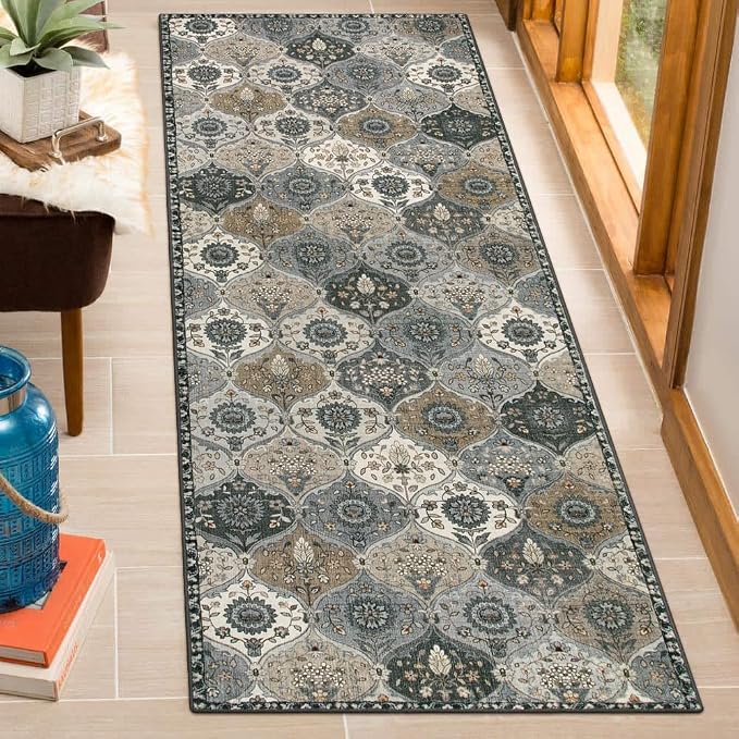 Lahome Moroccan Trellis Washable Runner Rug, 2x6 Runners - Image 6