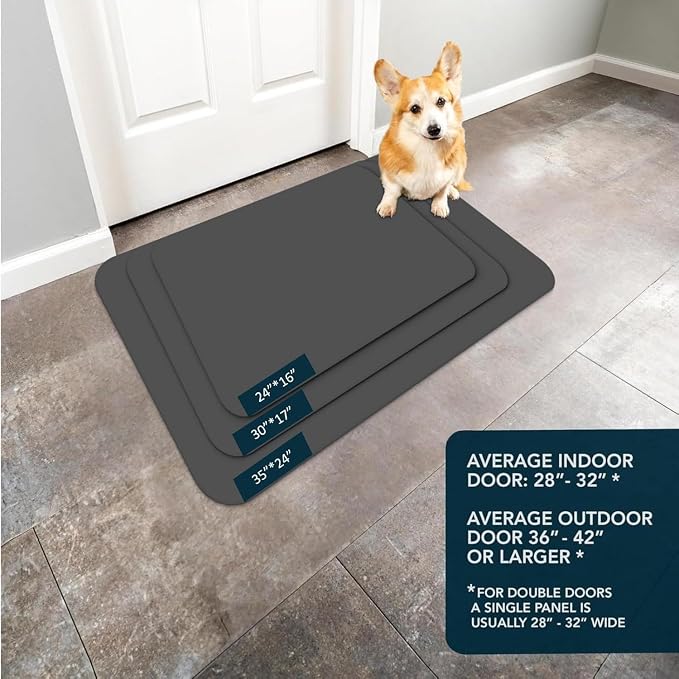 Ultra Thin Door Mat Indoor Entrance, 1/10 in Thin Door Mats - Image 7