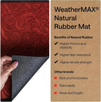 GORILLA GRIP 100% Waterproof All-Season WeatherMAX Doormat 35x23, US Designed - Image 6