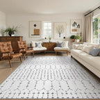 Lahome Moroccan 9x12 Washable Area Rug by Lahome