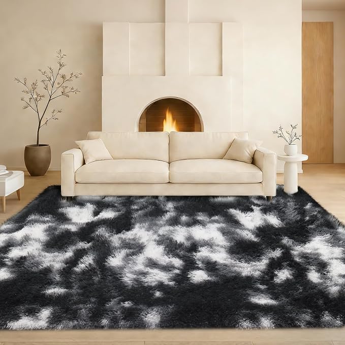 Large 9x12 Area Rug for Living Room, Soft Shag Rugs for Bedroom, Non-Slip Ultra - Image 8
