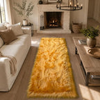EasyJoy Faux Sheepskin Rug, Fluffy Faux Fur Rug, Ultra Soft Shag Area Rug by EasyJoy