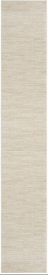 Nourison Home Nourison Essentials Ivory Beige 2'2" x 18' Area Rug - Image 4