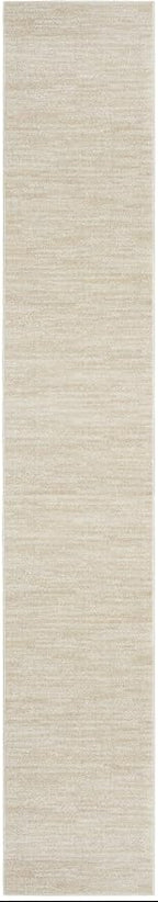 Nourison Home Nourison Essentials Ivory Beige 2'2" x 18' Area Rug - Image 4