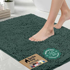 GORILLA GRIP Bath Rug Mat 36x24, Thick Soft Absorbent Chenille, Quick Dry by Unknown