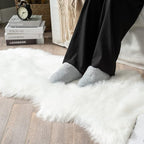 MIULEE Luxury Super Soft Fluffy Area Rug Faux Fur Sheepskin Rug Decorative - Image 5