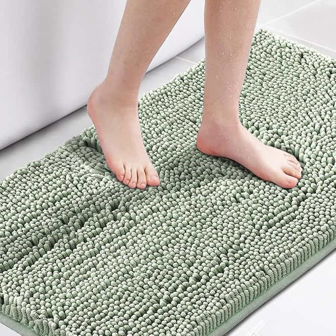 H.VERSAILTEX Microfiber Bath Rugs Chenille Floor Mat Ultra Soft Washable by HVERSAILTEX