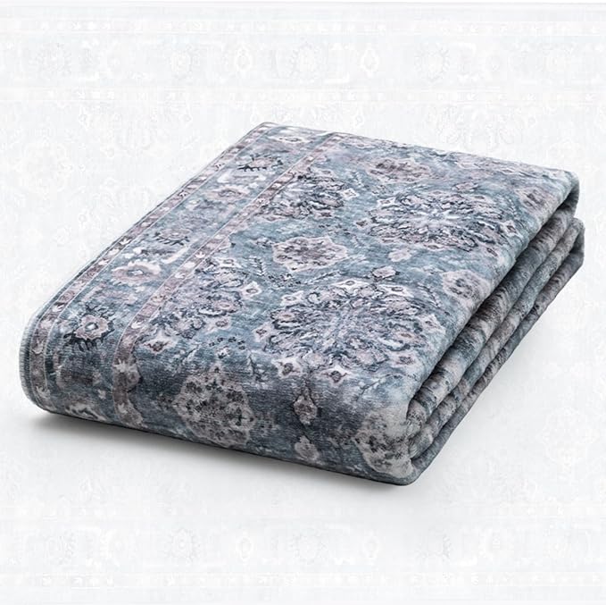 SERISSA Boho Washable Runner Rug, 2x6 Rug Non-Slip Vintage Floral Hallway - Image 7