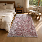 EasyJoy Faux Sheepskin Rug, Fluffy Faux Fur Rug, Ultra Soft Shag Area Rug - Image 2