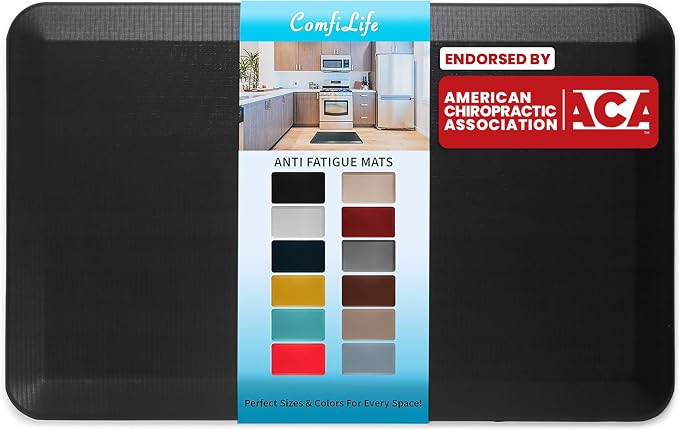 ComfiLife Anti Fatigue Floor Mat – 3/4 Inch Thick Kitchen Mats by ComfiLife