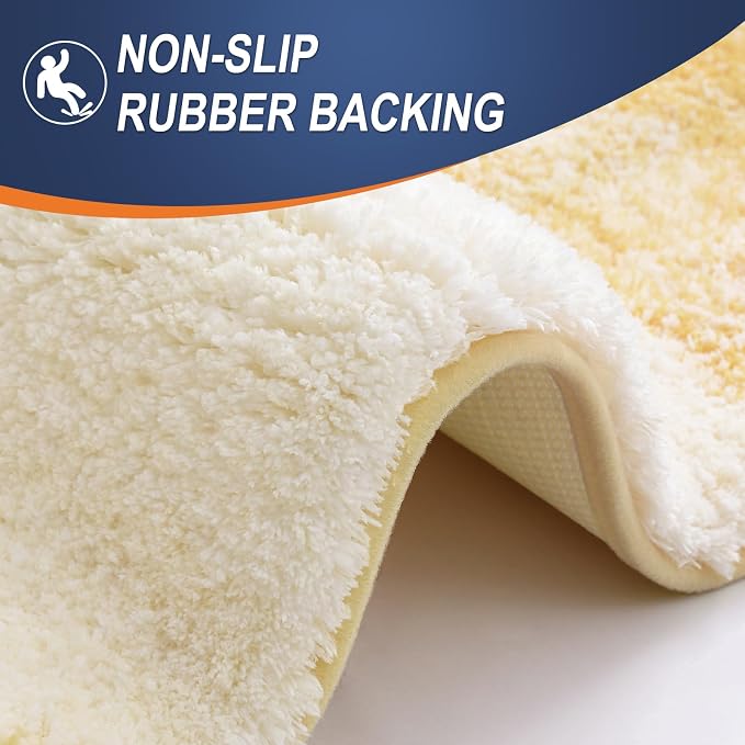 OLANLY Large Bathroom Rugs Mat 44x32, Extra Soft Absorbent Microfiber Bath Rug - Image 5