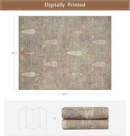 Srugn Washable Rugs 8x10 Area Rugs - Image 2