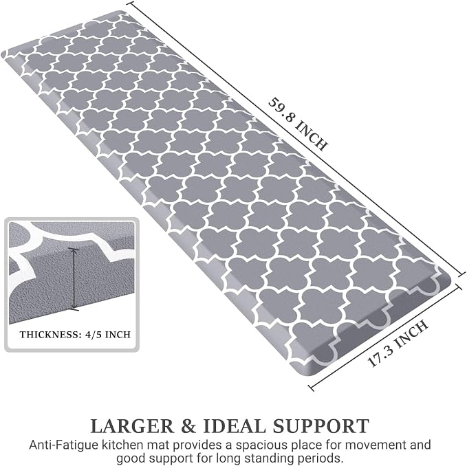 WISELIFE Kitchen Runner Rugs Anti-Fatigue mats - Image 2
