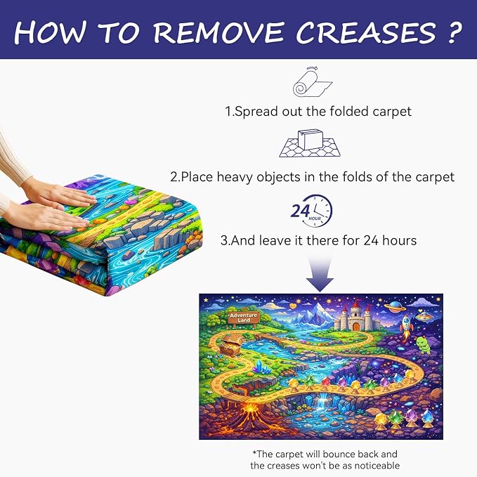 3x5ft Fantasy Adventure Play Rug - Image 5