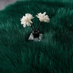 EasyJoy Faux Sheepskin Rug, Fluffy Faux Fur Rug, Ultra Soft Shag Area Rug - Image 4