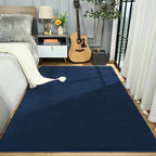 Amearea Large Modern Area Rugs for Bedroom Living Room, 6x9 Feet Navy Blue - Image 4