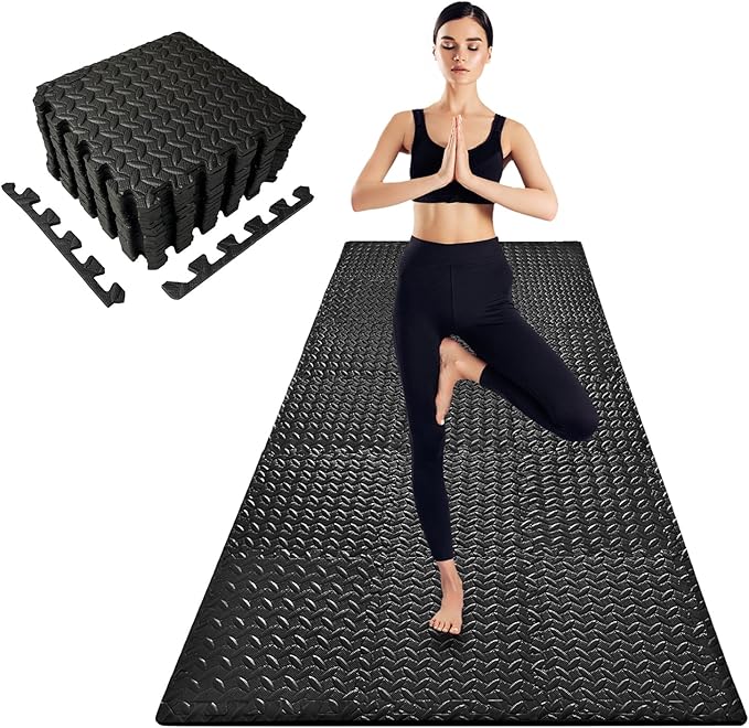 3x6 Feet Interlocking Foam Floor Mats by Unknown