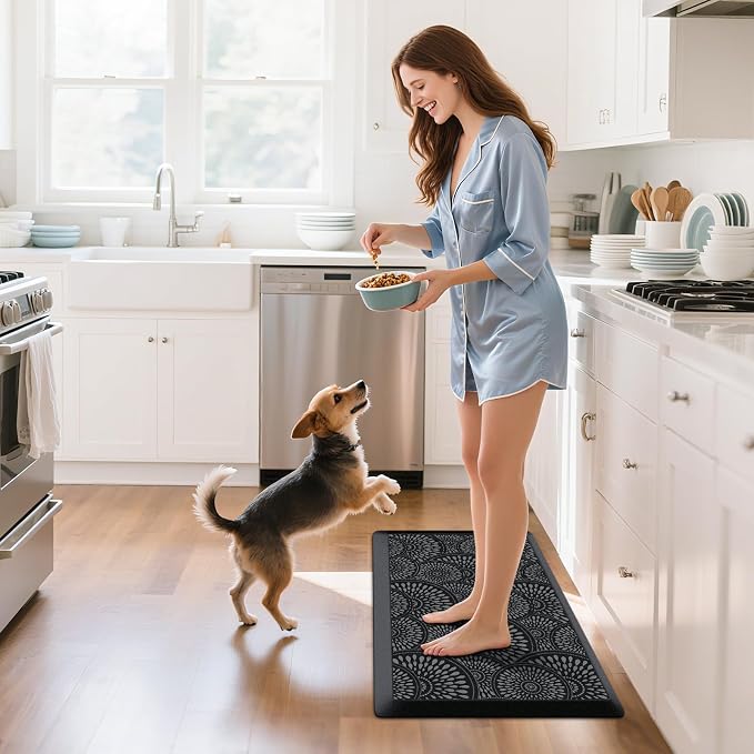 Mattitude 4/5 Inch Kitchen Mat, 20x32in Heavy Duty Ergonomic Comfort Foam - Image 7