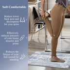 HEBE Anti Fatigue Kitchen Mat Set of 2 Non Slip Cushioned Kitchen Mats - Image 6