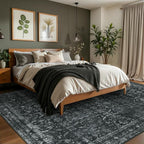 Rugxara 5x7 Area Rugs for Living Room Bedroom, Washable Rug, Non Slip & Low - Image 3