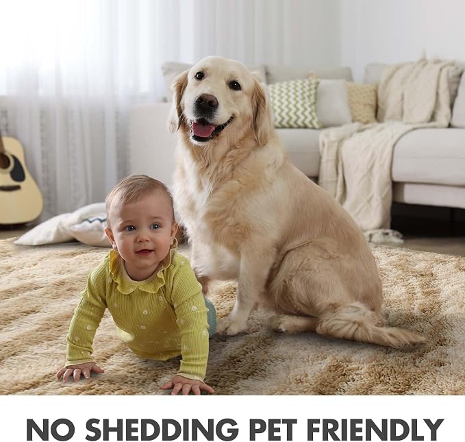 9x12 Ft Extra Large Shag Rugs for Living Room, Ultra Soft Fluffy Furry Area - Image 6
