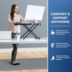 KitchenClouds Kitchen Mat Cushioned Anti Fatigue Rug 24"x70" Water Resistant - Image 4