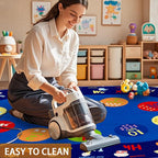 Large Oval Classroom Rug, 6×9Ft ABC Rugs - Image 7