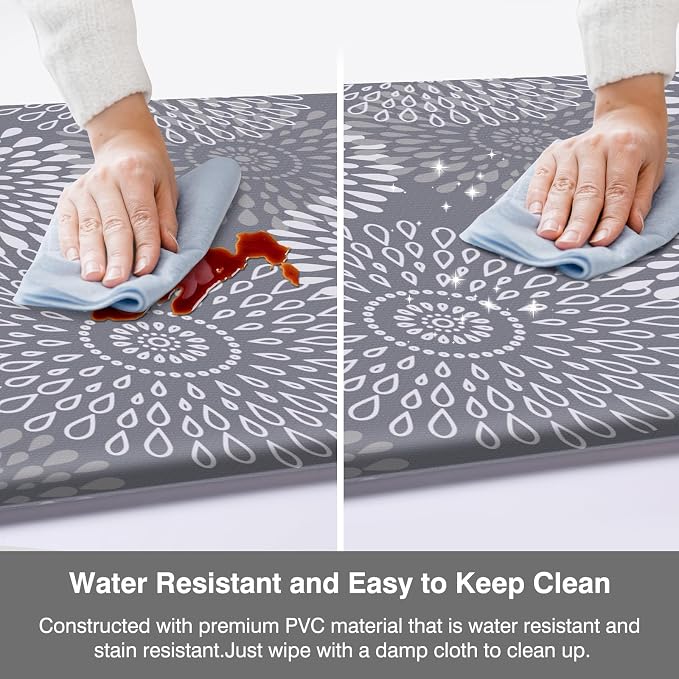 LuxStep Kitchen Mats for Floor, Cushioned Rug Anti-Fatigue Mats for Kitchen - Image 6