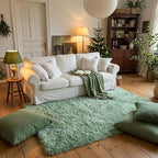 Mugorn Green Rugs for Bedroom, 3x5 Feet Fluffy Area Rugs for Living Room - Image 7