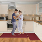 HappyTrends 2 PCS Kitchen Mat Cushioned Anti-Fatigue Floor Mat, Heavy Duty - Image 7