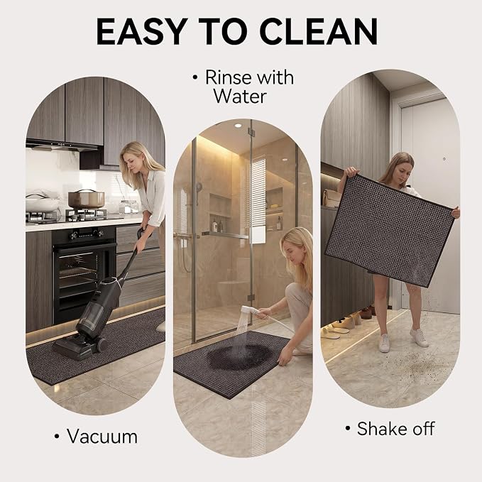 Kitchen Rugs and Mat Non Slip Washable, Super Absorbent Kitchen Mats - Image 7