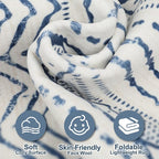 Nakagishi 5x7 Area Rug Living Room: Machine Washable Boho Large Neutral - Image 3
