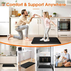 TranquilRelax Kitchen Mat, Non-Slip Bottom, Water & Stain Resistant, Easy Clean - Image 7