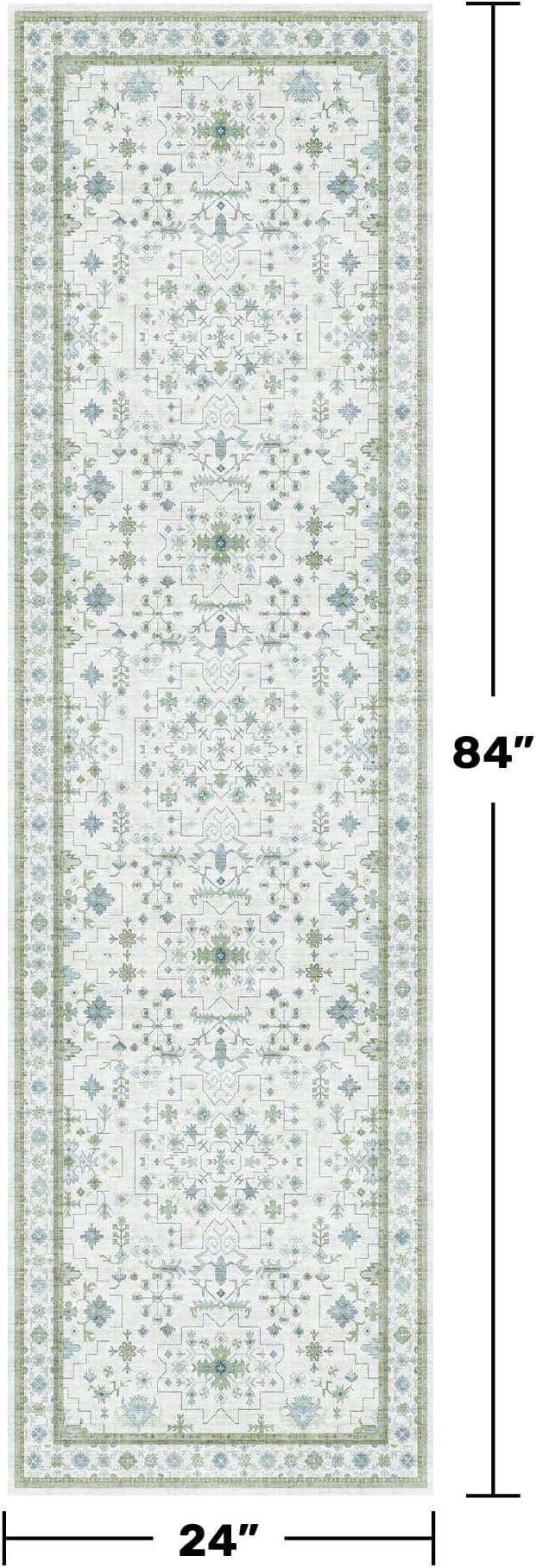 Hazo Haus Boho Bathroom Runner 2x7 - Image 2