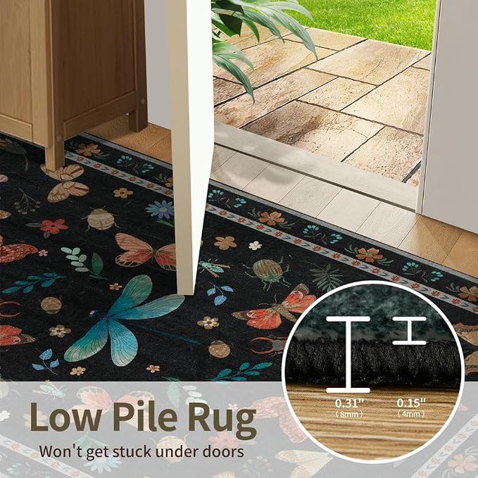 Rugxara Floral Rug for Living Room Bedroom - Image 6